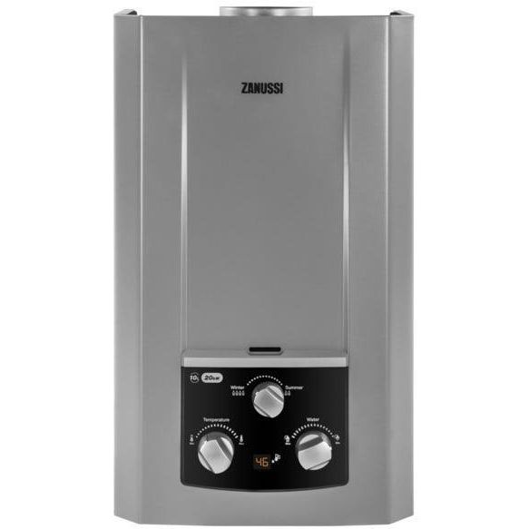 Zanussi Gas Water Heater, 10 Liters, Silver - 945105571 Zanussi Gas Water Heater, 10 Liters, Silver - 945105571